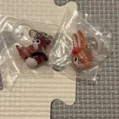 ガチャ　クッピーラムネ　めじるしアクセサリー2個セット