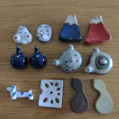 陶器製箸置き12個セット