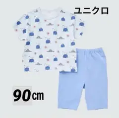 【used】 ユニクロ UNIQLO 半袖パジャマ 90㎝ スヌーピー