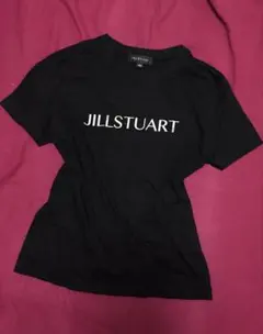JILLSTUART ロゴTシャツ ブラック ラインストーン