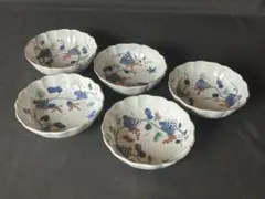 乾山写　紫陽花向付5客　京焼　新品未使用 乾山写 紫陽花向付5客 京焼 新品未使用 - メルカリ