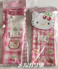 サンリオ キティ アンブレラホルダー ティッシュボックスケース 2点 
