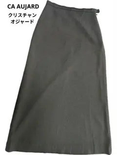 CA AUJARD(クリスチャンオジャード)ダークブラウンタイトロングスカートのサムネイル