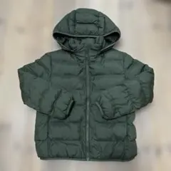 ユニクロ　ダウンジャケット　カーキ　130