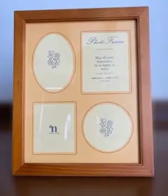 【未使用】フォトフレーム Photo Frame 木製 A4 ナチュラルテイスト