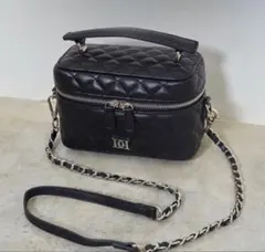 Darich キルティングショルダーミニバッグ バニティ BLK