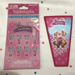 ミニーのパルパルーザ　ワッペンアクセサリー　チップ&デール