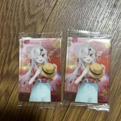 百鬼あやめ2枚 ホロライブウエハース