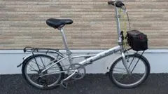 DAHON 折りたたみ自転車 Arc D7 ホワイト・ブルー 16インチ - メルカリ