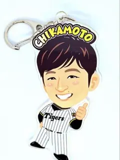 【近本光司】阪神タイガース ファンクラブ限定ガラコロ　アクリルキーホルダー