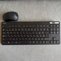 ELECOM ワイヤレスキーボード　マウス付きTK-FDM 109 ライトタッチ