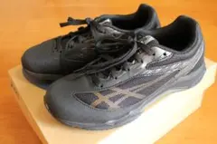 【新品未使用】アシックス レーザービーム 22㎝　黒　LAZERBEAM