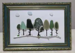 ☆kei工房☆シーグラスアート・シーグラス〜森の木々〜