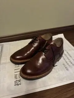 WALLSALL レザーブローグシューズ