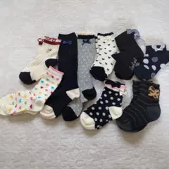 キッズ靴下 9足セット 多色 デザイン