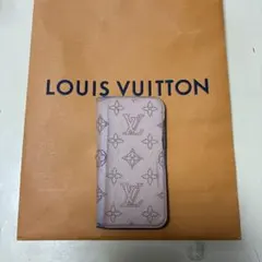 Louis Vuitton 手帳型iPhoneケース ピンク