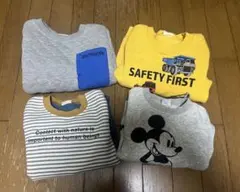 トレーナー　裏起毛　男の子　女の子　4枚セット　110