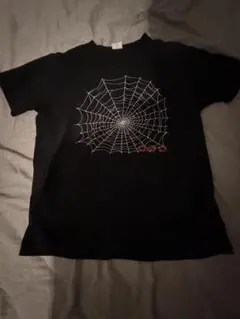 Printstar クモの巣柄 Tシャツ ブラック S