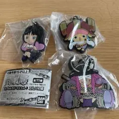 ONE PIECE ラバーマスコット　ロキ、ロビン、チョッパー