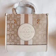 ☆新品☆COACH トートバッグ　デンプシー トート 22 シグネチャー