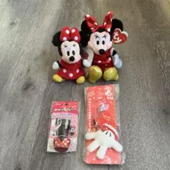 ディズニー　ミニー　プラッシュキーチェーン　ぬいぐるみ　ty シャチハタ他