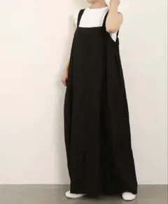 ジャーナルスタンダードラックスリネンツイル ベアワンピース カラー 
