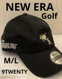 NEW ERA ニューエラ ゴルフキャップ 9TWENTY スヌーピー ブラック