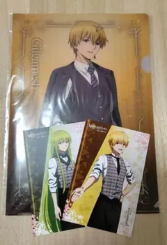 fgo ギルガメッシュ 当選品クリアファイル　スイパラ　ポストカードセット
