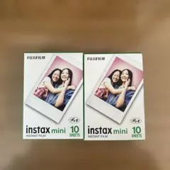 富士フイルム instax mini インスタントフィルム 10枚×2パック