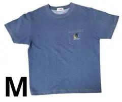 CONVERSE ポケット付き Tシャツ ブルー Mサイズのサムネイル