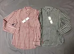 2枚　ジーユー GU シャツ　長袖　メンズ　レディース　ビジネス　カジュアル