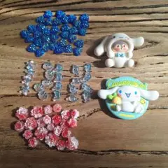 デコレーションパーツ シナモロール　ネイルパーツ色々