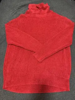 ABYTSのタートルネックニット（赤）サイズ3