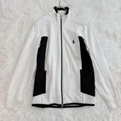 ラルフローレン ゴルフ トラックジャケット ジャージ ポニー刺繍 Mサイズ 白