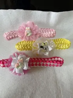 女の子用のヘアバンド3点セット