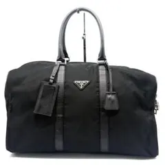 【良品！✨】PRADA プラダ ボストンバッグ ハンド トラベルバッグ 黒