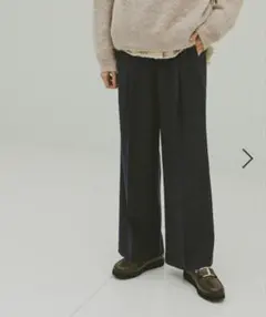 スッキリイージーパンツ　ネイビー　グローバルワーク　M　普通丈