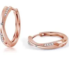 ピアス レディーススワロフスキー最高級ジルコニア ピアス リング シルバー925