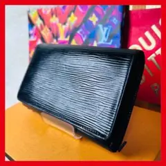 ルイヴィトン ポルトモネ ビエ トレゾール 二つ折り財布 ノワール