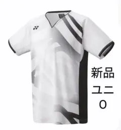10566 ヨネックス ゲームシャツ ユニO ホワイト