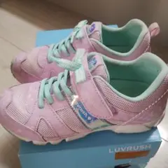 女の子 スニーカー ムーンスター リボン付き 20,5cm☆