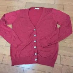 LOWRYSFARM赤カーディガンL