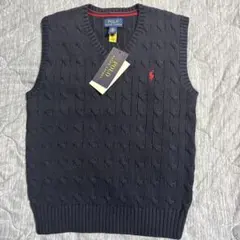 【新品タグつ付き】Polo Ralph Lauren ネイビー ベスト M