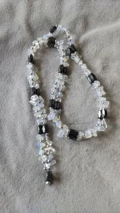 N1297 ヴィンテージ　ヘマタイト磁気　ラリエットネックレス