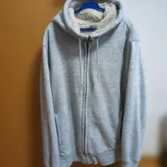 UNIQLO　裏ボアパーカー／グレー　サイズＬ