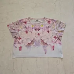 Desigual AMORE 花柄 半袖Tシャツ Lサイズのサムネイル