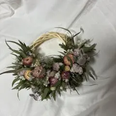 春のグリーンハーフリース