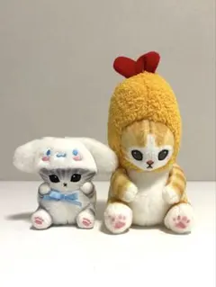 mofusand えびニャン&サンリオキャラクターマスコット　2点セット