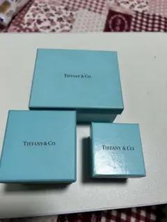 Tiffany & Co. ジュエリーボックス 空箱 3点セット / 単品購入可