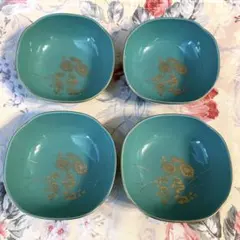 ♡香蘭社 グリーン 小鉢 4客セット♡